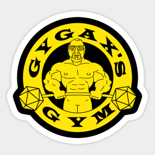 Gygax's Gym Gold Sticker